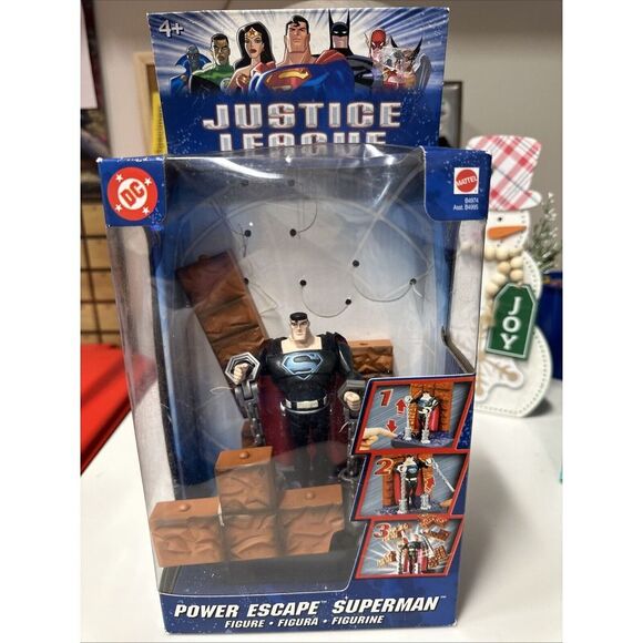 Justice League Power Escape Superman Figure Set Mattel 2003‎ DC Comics NIB - Picture 1 of 2